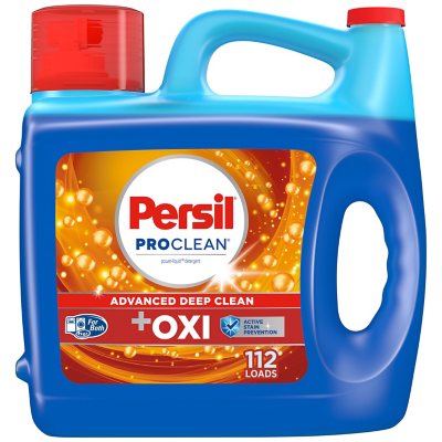 Persil ProClean Liquid Laundry Detergent + OXI Power 225 fl. oz., 112 loads