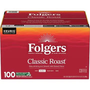 Folgers Classic Medium Roast K-Cup Coffee Pods, 100 ct.