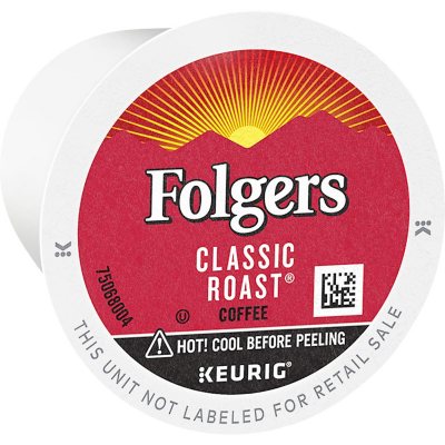 Folgers Classic Medium Roast K-Cup Coffee Pods, 100 ct.
