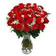 Member's Mark Classic Red Rose Vase Arrangement 36 stems