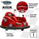 Flybar 6-Volt Battery Powered Electric Bumper Cars, 2 pk.