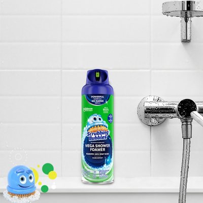 Scrubbing Bubbles Mega Shower Foamer Aerosol, Rainshower 20 oz., 3 ct.