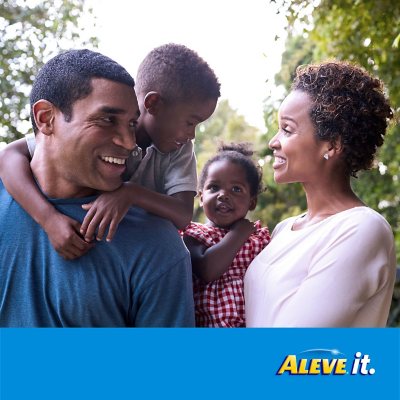 Aleve Liquid Gels Pain Reliever Naproxen Sodium Capsules 120 ct.