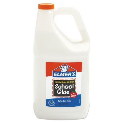 Elmer's(R) Washable School Glue, 1 gal, Dries Clear
