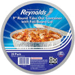 Reynolds 9" Round Foil Take Out Containers with Lids, 20 ct.