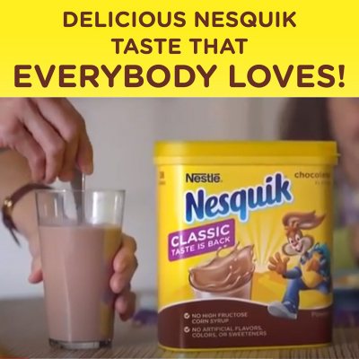 Nesquik Chocolate Powder Drink Mix 44.9 oz.