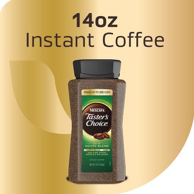 Nescafé Taster's Choice Decaf House Blend Instant Coffee, 14 oz.