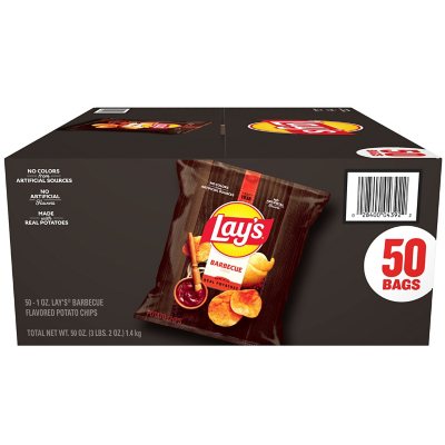 Lay's Barbecue-Kartoffelchips, 28g, 50er-Packung