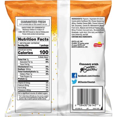 Cheetos Variety Pack Popcorn, 0.63 oz., 50 pk.