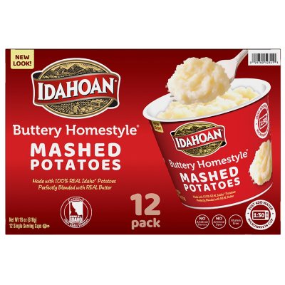 Idahoan Buttery Homestyle Mashed Potatoes, 12 pk.