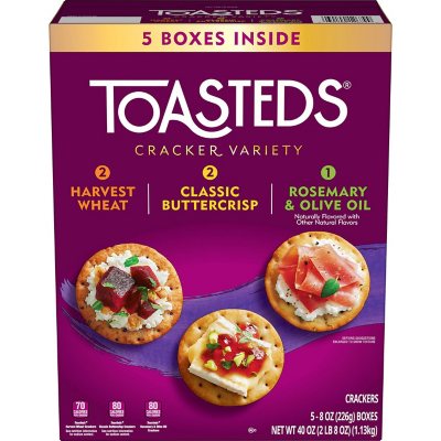 Kellogg's Toasted Variety Pack Crackers, 40 oz.