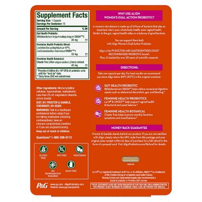 Align Probiotic Women's Dual Action Capsules 70 ct.