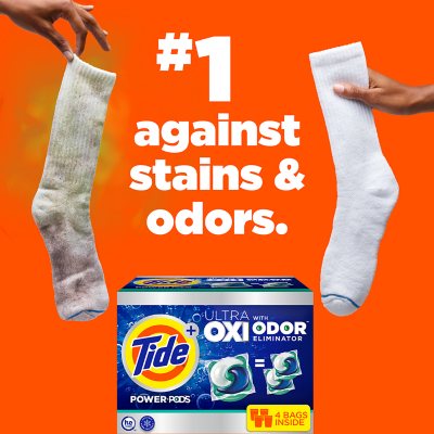 Tide Power PODS + Ultra OXI Laundry Detergent Pacs, 72 ct.