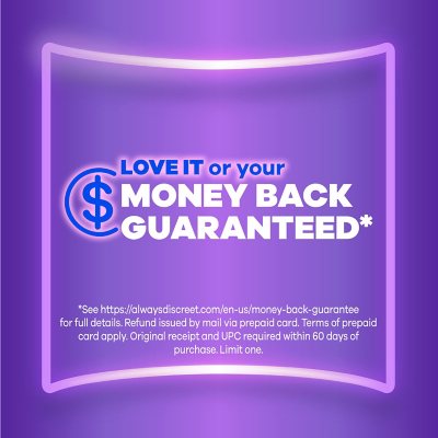 Always Discreet Incontinence Pads, Heavy Long, 117 ct.