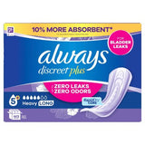 Always Discreet Incontinence Pads, Heavy Long, 117 ct.