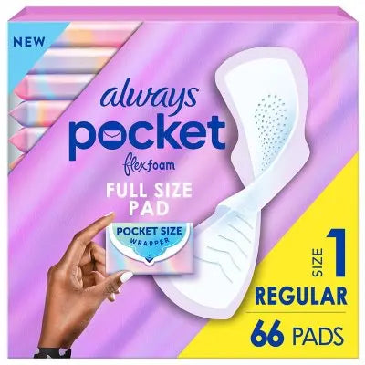 Always Pocket FlexFoam Binden Normal mit Flügeln, 66 Stk.
