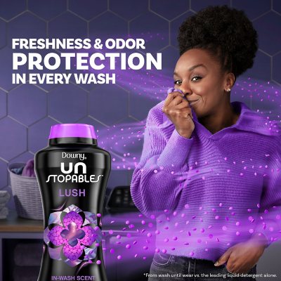 Downy Unstopables In-Wash Scent Booster Beads, Lush 34 oz.