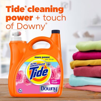 Tide + Downy Liquid Laundry Detergent, April Fresh 141 fl. oz., 111 loads