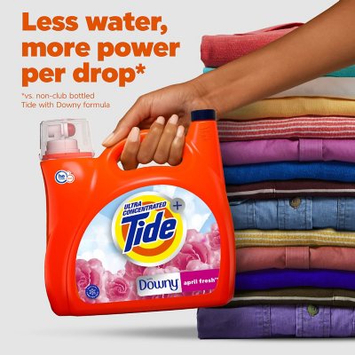 Tide + Downy Liquid Laundry Detergent, April Fresh 141 fl. oz., 111 loads