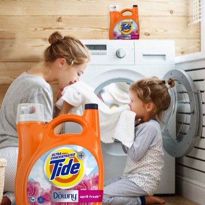 Tide + Downy Liquid Laundry Detergent, April Fresh 141 fl. oz., 111 loads