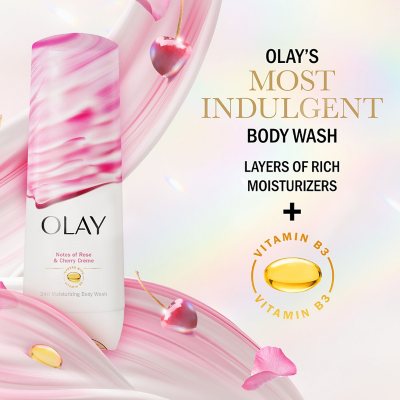 Olay Indulgent Moisture Body Wash with Vitamin B3, 20 fl. oz., 2 pk.