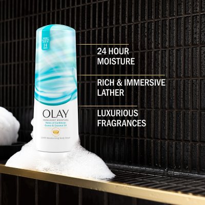 Olay Indulgent Moisture Body Wash with Vitamin B3, 20 fl. oz., 2 pk.