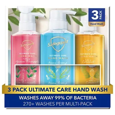 Safeguard Ultimate Care Handwaschmittel, Vorteilspackung, 458 ml, 3er-Pack