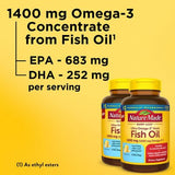 Nature Made Burp-Less Ultra Omega 3 from Fish Oil 1400 mg. Softgels 65 ct., 2pk.