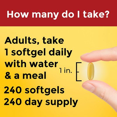 Nature Made Fish Oil 1200mg Burpless 240 ct.