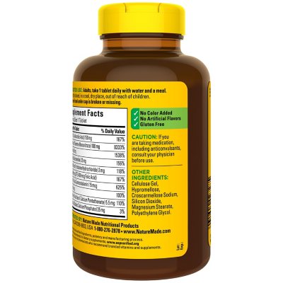 Nature Made Super B-Complex Tablets for Metabolic Health 460 ct.