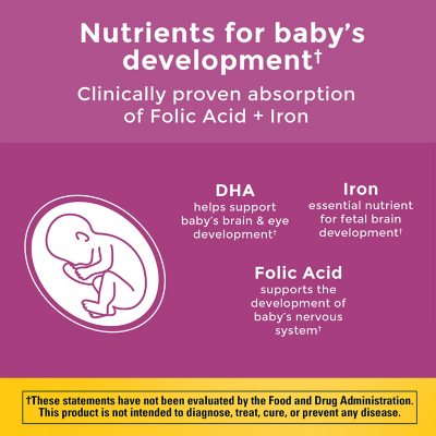 Nature Made Prenatal + DHA Softgels, 200 mg 150 ct.
