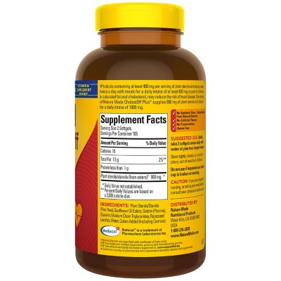 Nature Made CholestOff Plus Softgels for Heart Health 210 ct.