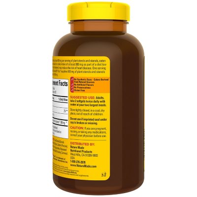 Nature Made CholestOff Plus Softgels for Heart Health 210 ct.