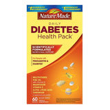 Nature Made Daily Diabetes Health Pack Dietary Supplement 60 pk.