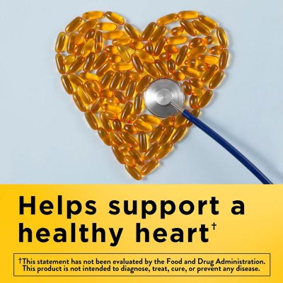 Nature Made Burp-Less Fish Oil 1,200 mg. Softgels for Heart Health 2 pk., 150 ct./pk.