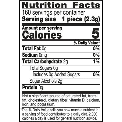 ICE BREAKERS Ice Cubes, Peppermint Sugar Free Chewing Gum, 40 pcs., 4 pk.