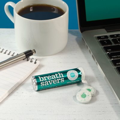 Breath Savers Wintergreen Sugar-Free Mints, 0.75 oz., 24 pk.