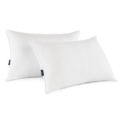 Serta Perfect Sleeper Comfy Sleep Eco-Friendly Bed Pillow, 2 Pack, Assorted Sizes