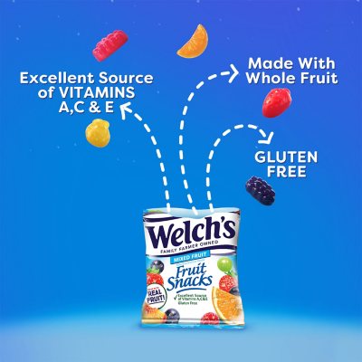 Welch's Mixed Fruit Fruit Snack, 0.8 oz, 90 pk.