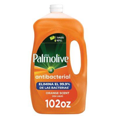 Palmolive Antibacterial Dishwashing Liquid Dish Soap, Orange 102 fl.oz.