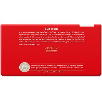 Community Coffee Single Serve Cups, Cafe Special 80 ct.