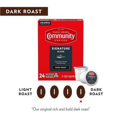 Community Coffee Signature Blend Dark Roast Single Serve, 72 ct.