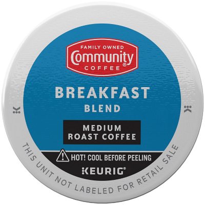 Community Coffee Breakfast Blend Medium Roast Single Serve, 72 ct.