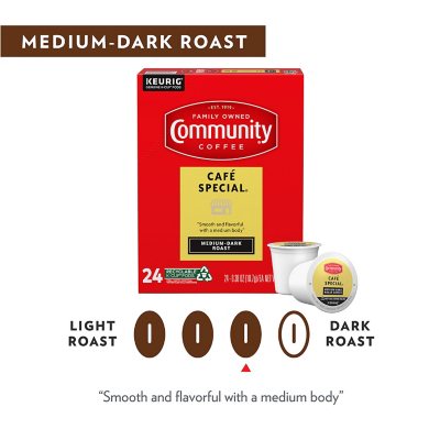 Community Coffee Café Special Medium-Dark Roast Single Serve, 72 ct.