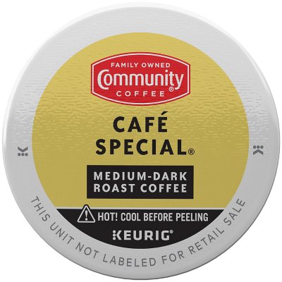 Community Coffee Café Special Medium-Dark Roast Single Serve, 72 ct.