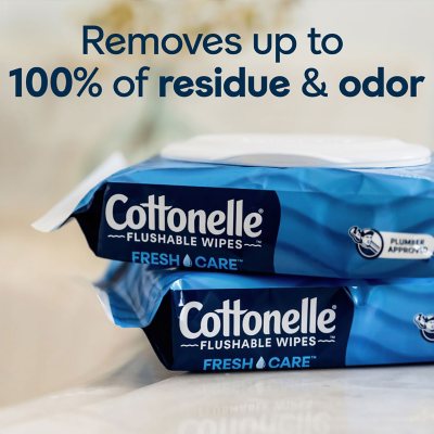Cottonelle Freshcare Flushable Wipes 12 ct., 504 wipes