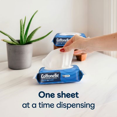 Cottonelle Freshcare Flushable Wipes 12 ct., 504 wipes