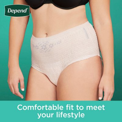 Depend Fresh Protection Incontinence Underwear for Women, Choose Your Size