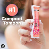 U by Kotex Click for your Perfect Fit Compact Tampons, Unscented - Super Plus, 45 ct.