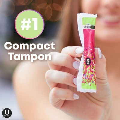 U by Kotex Click for your Perfect Fit Compact Tampons, Unscented - Various Sizes, 30 ct.